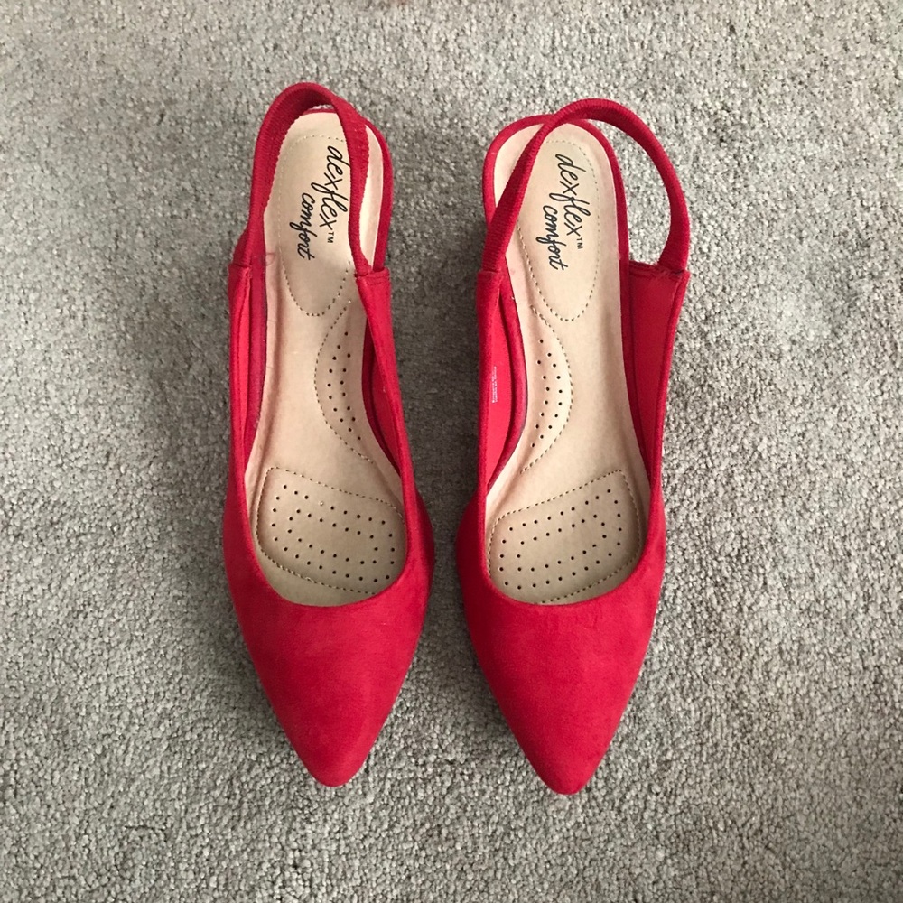 Red Heels 👠 Never worn size 7.5 Business outfit